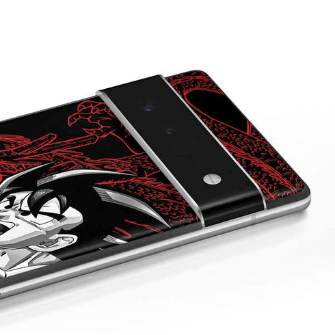 Dragon Ball Z Goku and Shenron Google Pixel 6 Skin